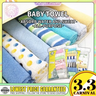 Baby Towel GERBER Baby Bimpo Towel Cotton 8Pcs/Pack Washcloth Bimpo For Baby Newborn Saliva Towel