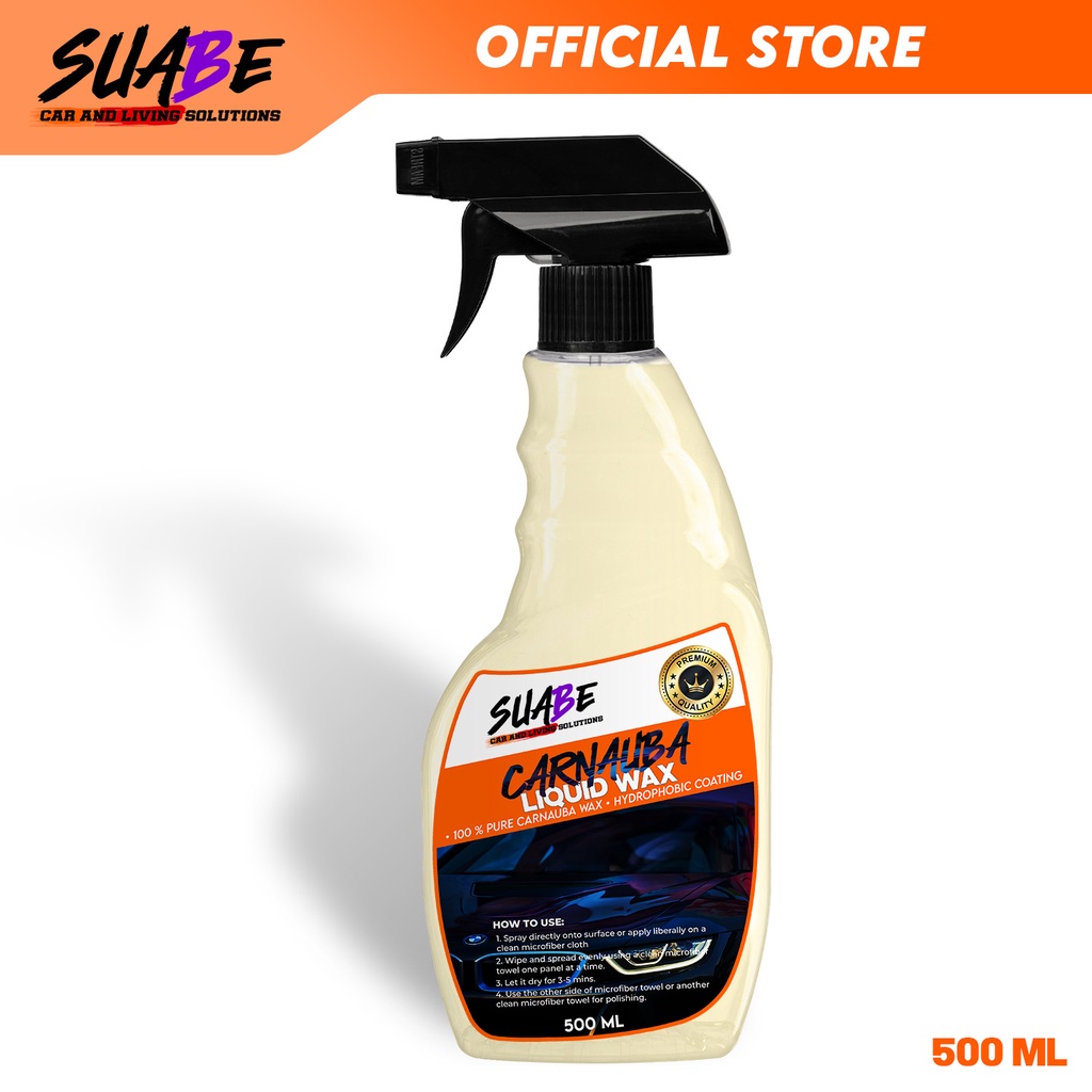 Suabe Premium Carnauba Liquid Wax With Pure Carnauba Wax 500ml Shopee Philippines 7283