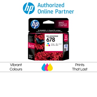 HP 678 Tri-Color Original Ink Cartridge (CZ108AA)
