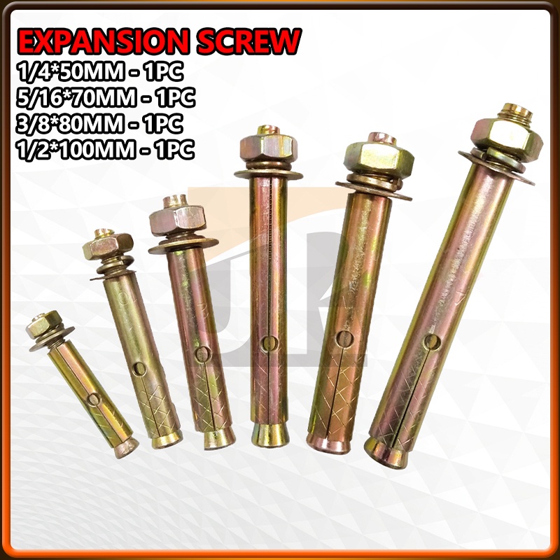 Expansion bolt & Expansion hook & Expansion eye & anchor bolt for concrete 1PC Shopee Philippines