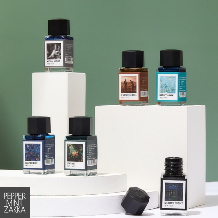 Tramol Waterresistant Fountain Pen Ink 18ml (Good for illustration