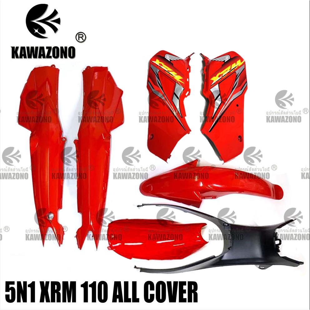 5 IN 1 FULL BODY FLARINGS XRM 110 ALLCOVER MOTORCYCLE WITH FREEBIES