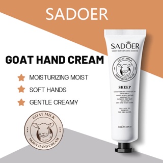 SADOER Moisturizing Perfume Hand Cream 30g GOAT MILK/MILK EXTRACT/HORSE OIL/Snail Moisturizing