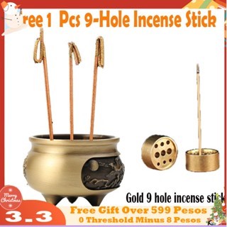 ✨SWL✨Dragon and Phoenix Incense Burne Mini Insenso holderHolder /Copper Incense Holder For Stick