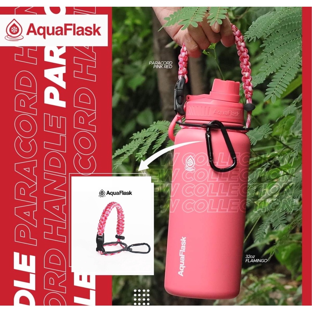 Aquaflask Paracord Handle Fits 14oz, 18oz, 22oz, 32oz, 40oz and 64oz