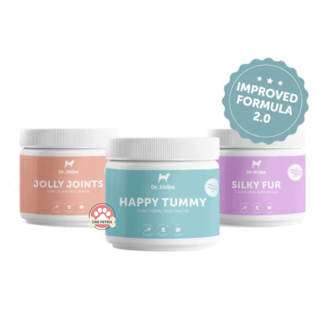 Dr. Shiba Healthy Dog Treat Supplement Snacks For Pets 250g (Happy