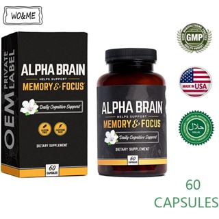 Intelligence Capsules Improves Concentration Improves Memory Alpha Brain Capsules 60 Capsules