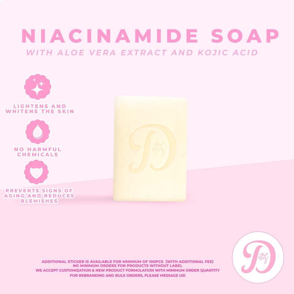 Niacinamide Soap 135 Grams Whitening Brightening Underarm Groins