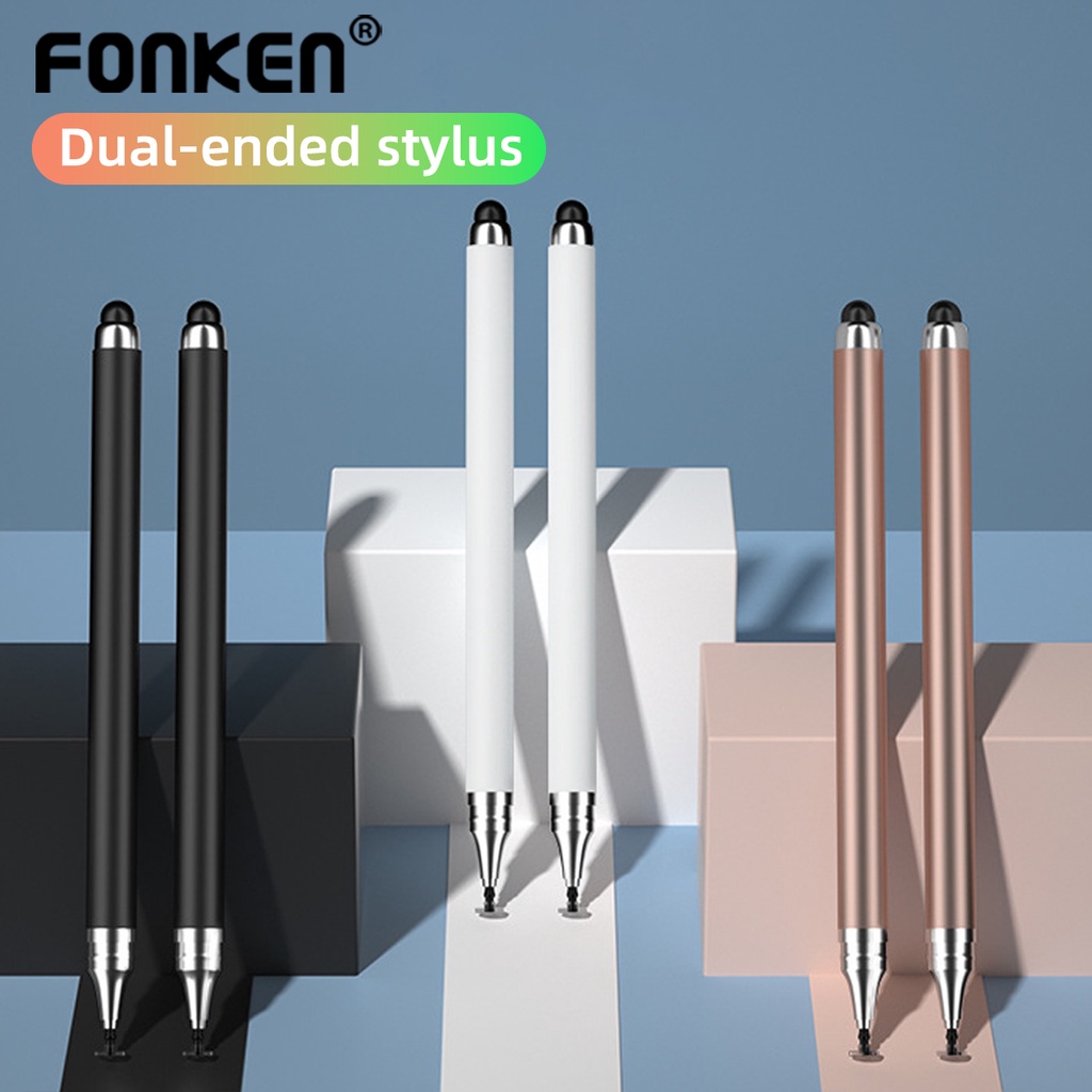 Fonken 2 In 1 Universal Stylus Pen Tablet Drawing Capacitive Pencil For