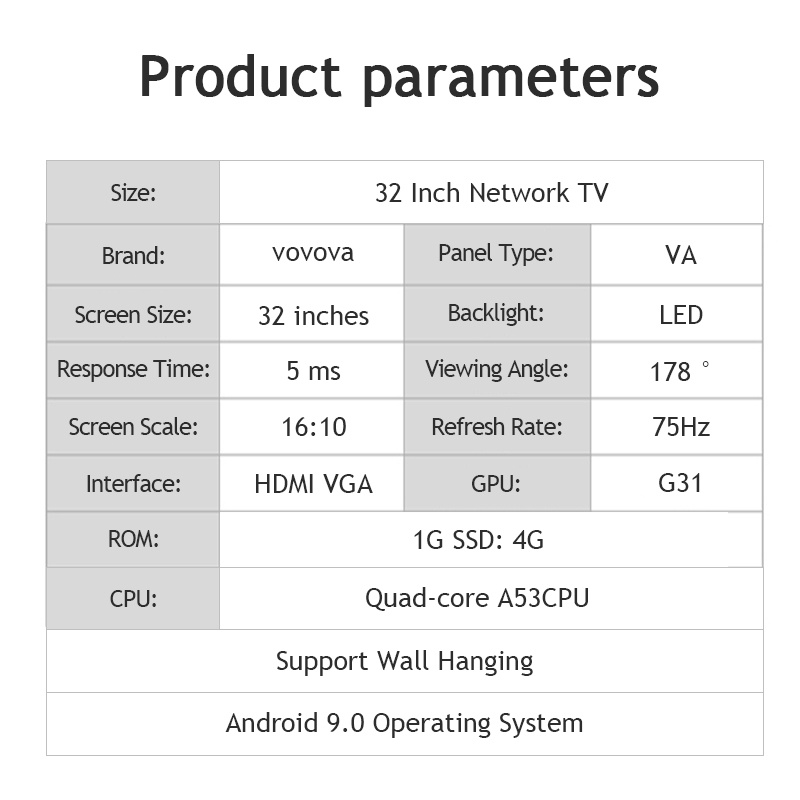 MART TV 32/42/50inch Android 9.0 + 30inch Digital TV Ultra-slim Full HD Flat Screen LED TV - Image 8