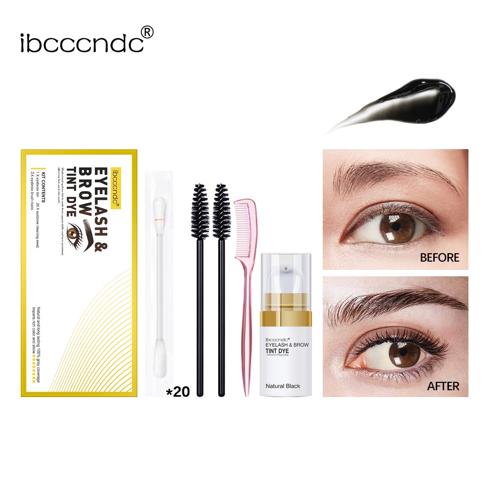 ibcccndc Lash And Eyebrow Tint Dye Kit Lasting 8 Weeks for Professional