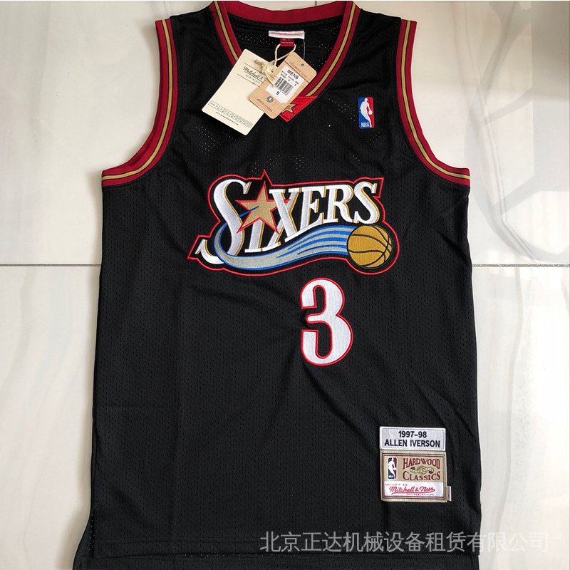 Allen iverson stitched jersey deals