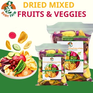 HOMEFARM Dried fruits mixed veggies snacks mix healthy 10 types fruits vegetables chips lose weight