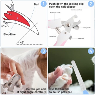 Dog Nail Cutter Cat Nail Cutter Nail Cutter For dog Nail Clipper Stainless Claw Care Free Nail #6
