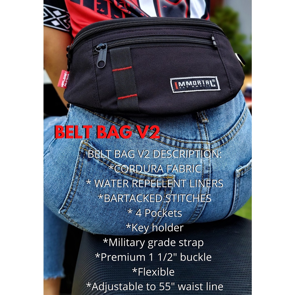 IMMORTAL BELT BAG V1 AND V2 Shopee Philippines