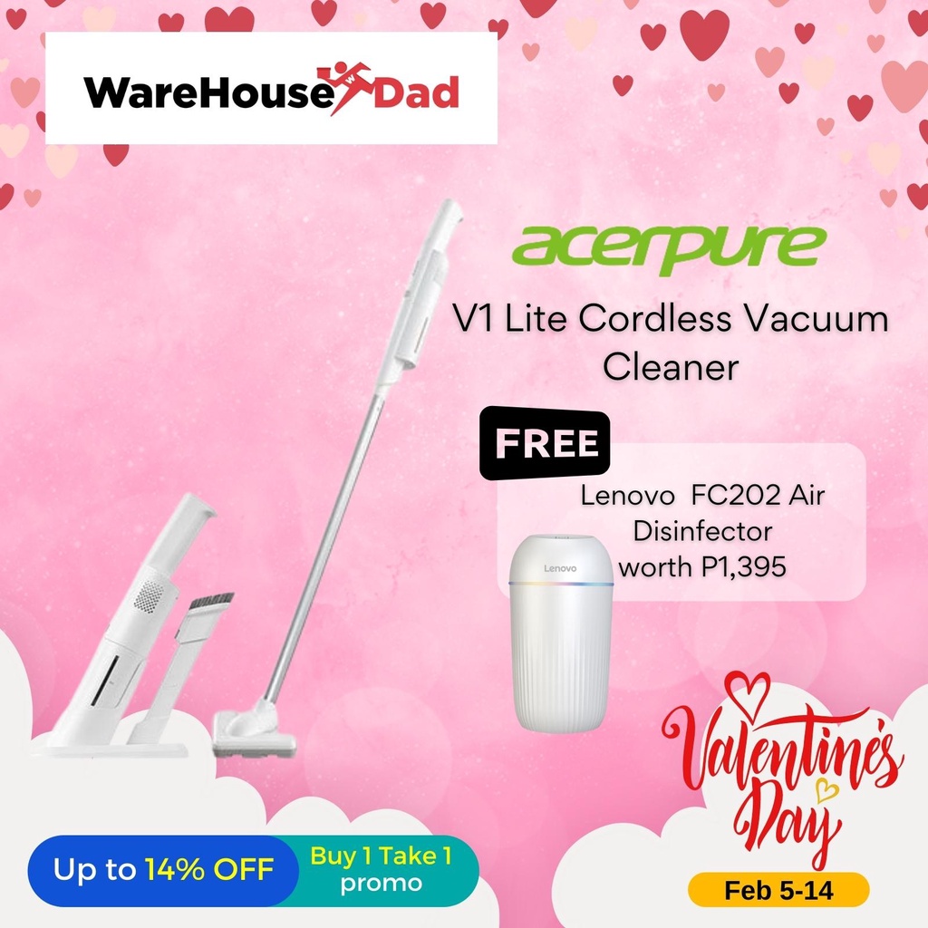 Acerpure V1 Lite Cordless Vacuum Cleaner Shopee Philippines