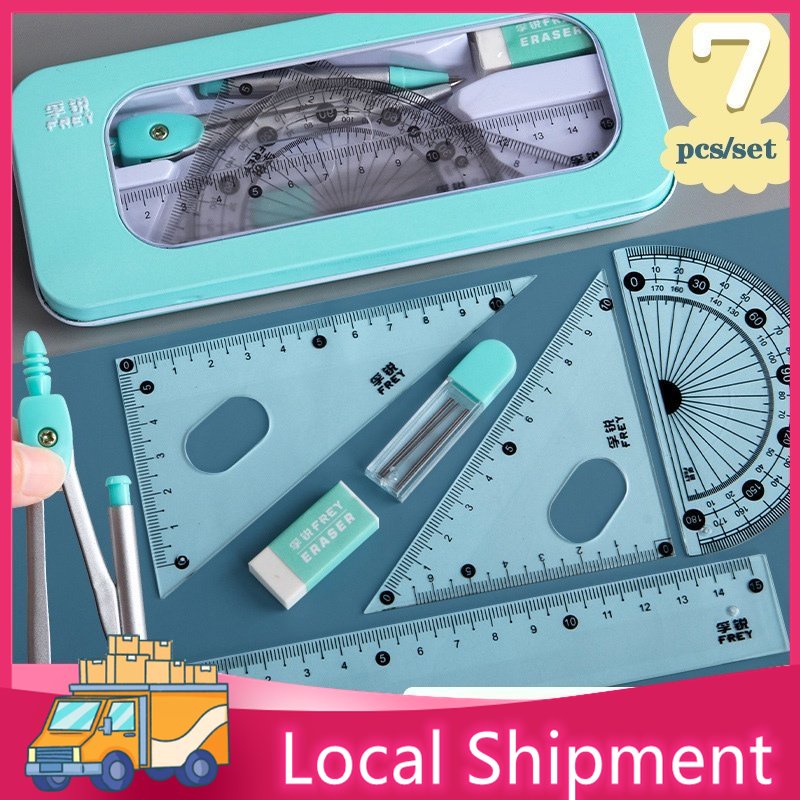 Spot/drawing learning ruler 7-piece set/learning tools/children's ...