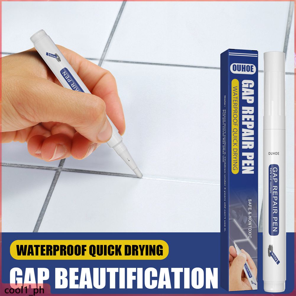 Tile Grout Marker Wall Floor Ceramic Tiles Gaps & Furniture Repair Pen