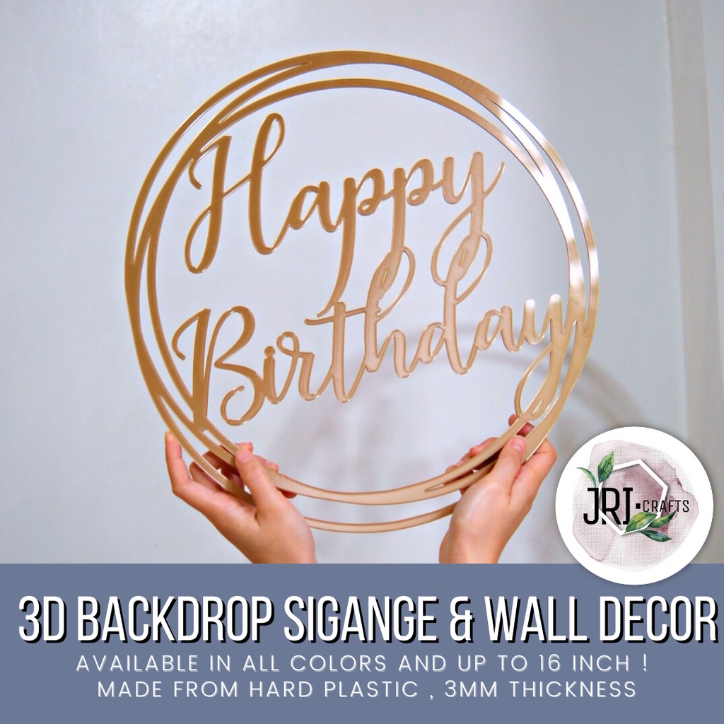 Name Wall Decoration Backdrop Large Shopee Philippines