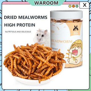 500ML Hamster Treats Small Pet Food Dried Mealworm Snacks For Guinea Pig Gerbils Chinchillas Birds