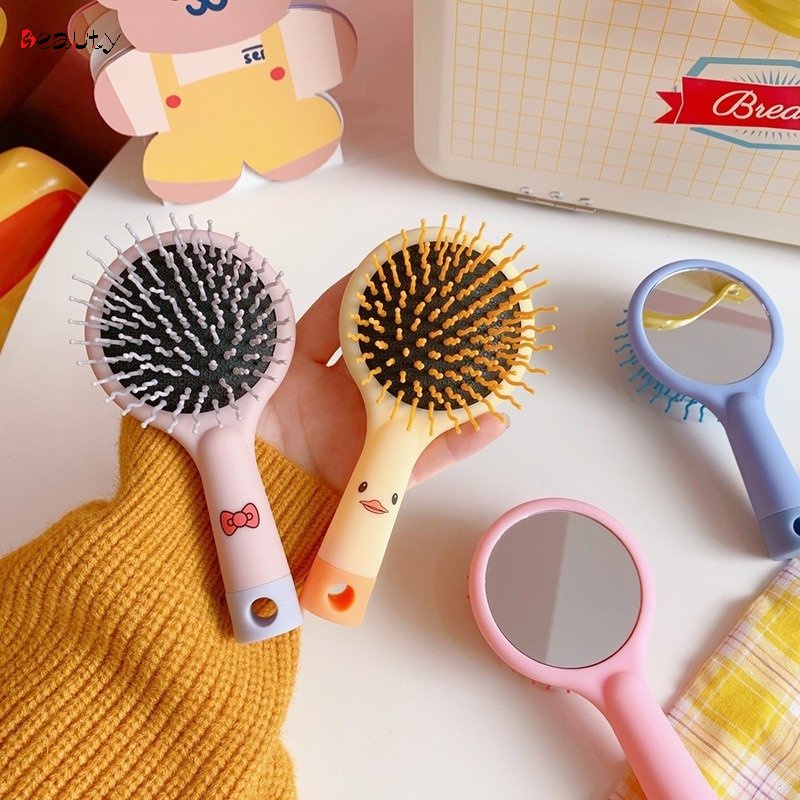 Cute Air Cushion Hair Comb Korean Style Hairdressing Girls Air Cushion Massage Comb Portable