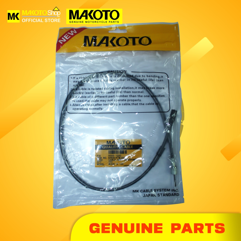 Makoto Cable Assy Speedometer Wave S Shopee Philippines