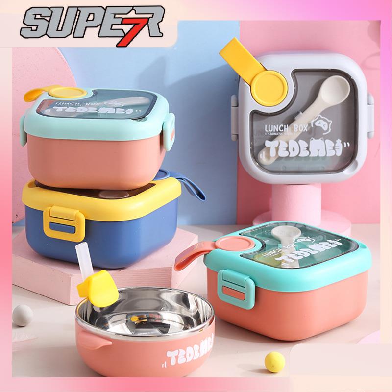 Snack Box for kids Kid Thermos Lunch Box Stainless Steel Portable Outdoor School Office Lunch