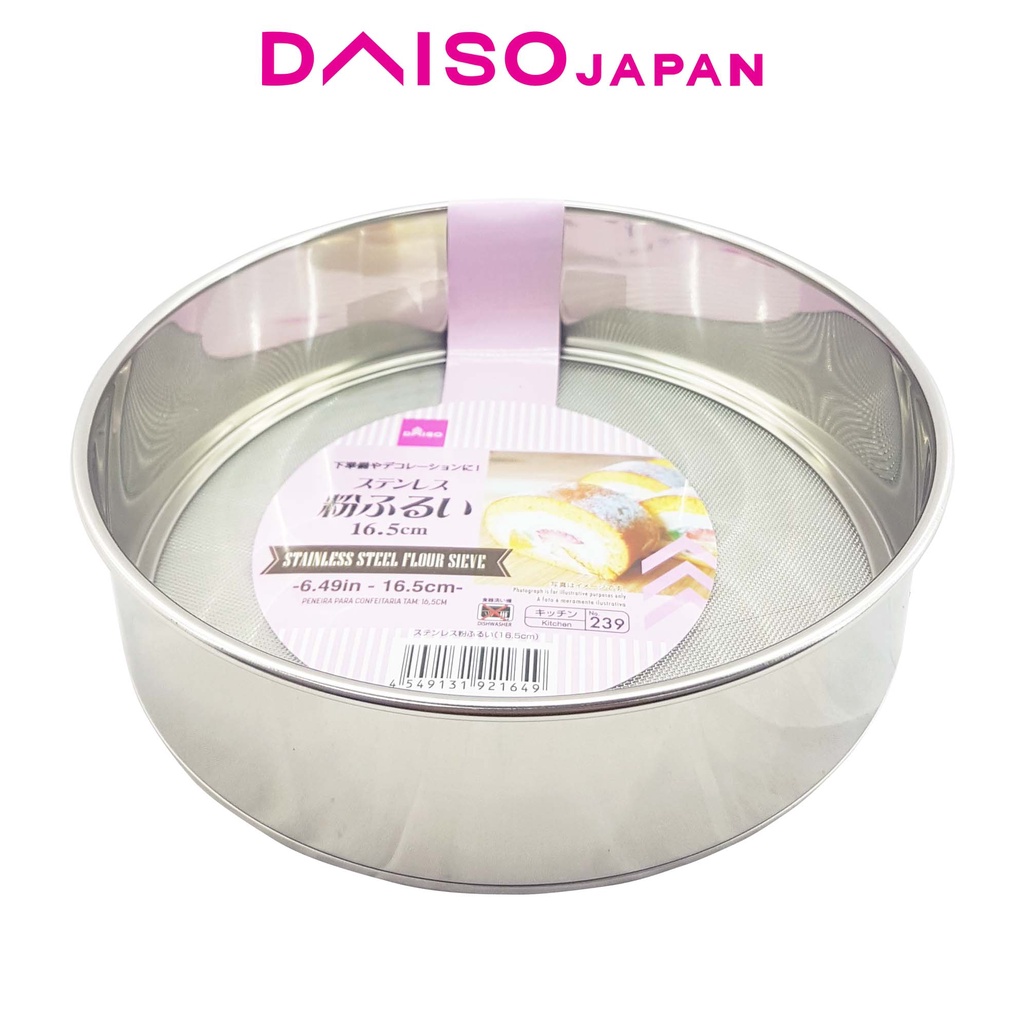 Daiso Stainless Steel Flour Sifter 16.5CM Shopee Philippines
