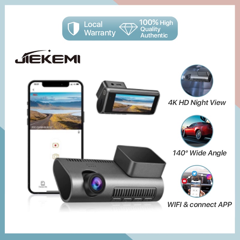 Jiekemi Km500 Smart Dash Cam Full Hd 4k Car Video WiFi Night Vision