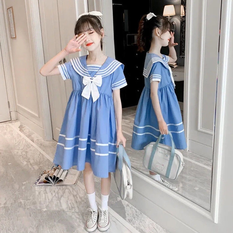 Dress For Kids 3-10 Years Old Summer Lace Mesh Princess Party Cute Fashion