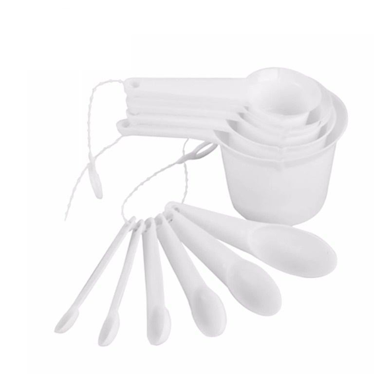 TNT 11 in 1 Measuring Spoon & Cups Set- White ( Imported ) | Shopee ...