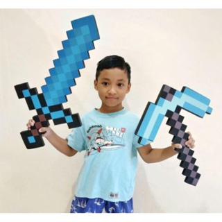 Minecraft Toy EVA Weapons Sword Pickaxe Axe Hamaxe Swords Game Model Toy Kids Gifts
