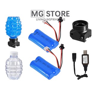 Gel blaster gun Parts Accessories - Battery/Pineapple Bottle/Bottle Holder/Goggle/Charging Cable