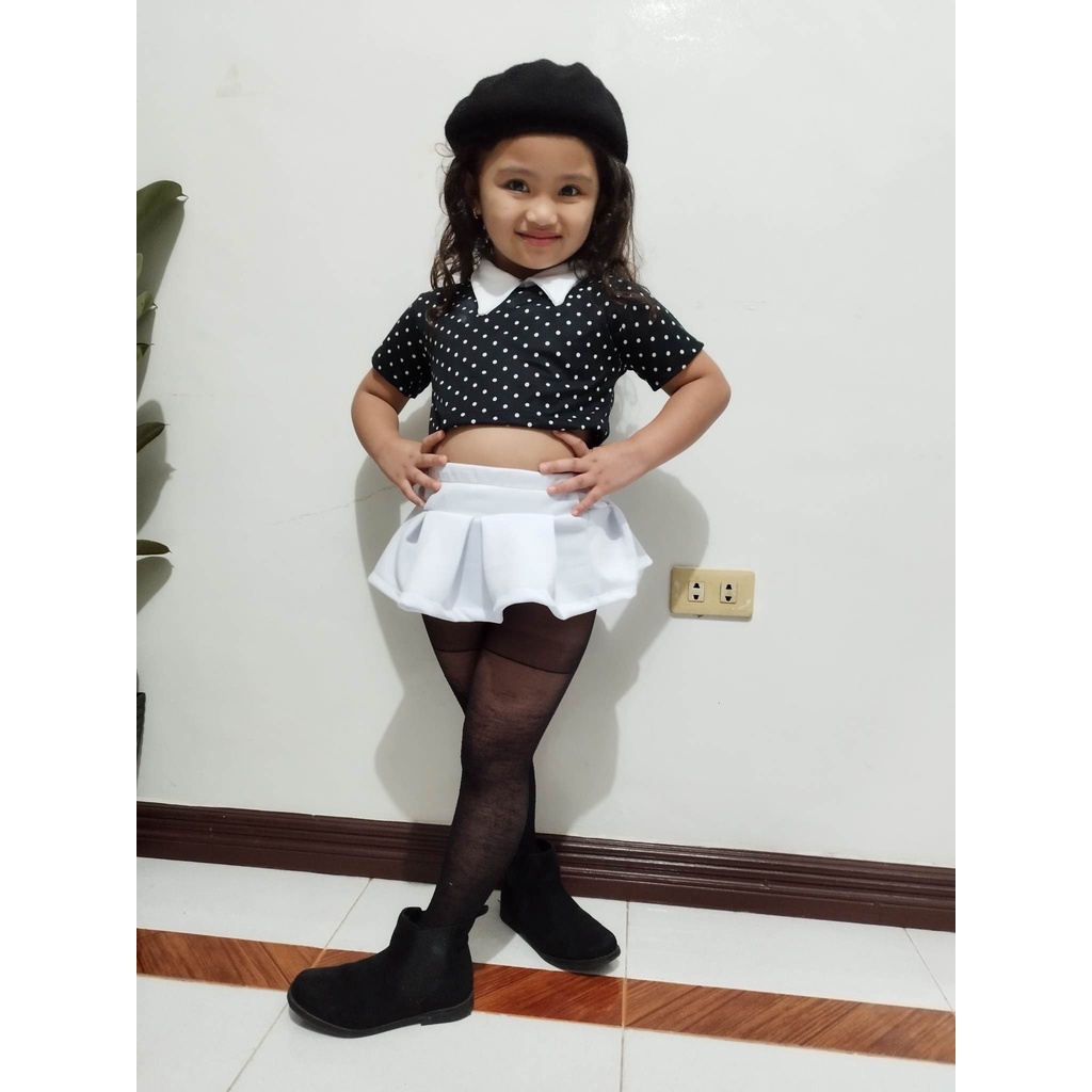 Alice Tees for baby girl and toddler kids top and mini skirt Jeis Fab