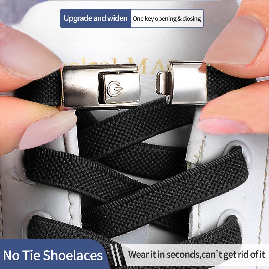 Origin Elastic ShoeLace No Tie Lazy Shoe Lace Lock Laces Kids Adult