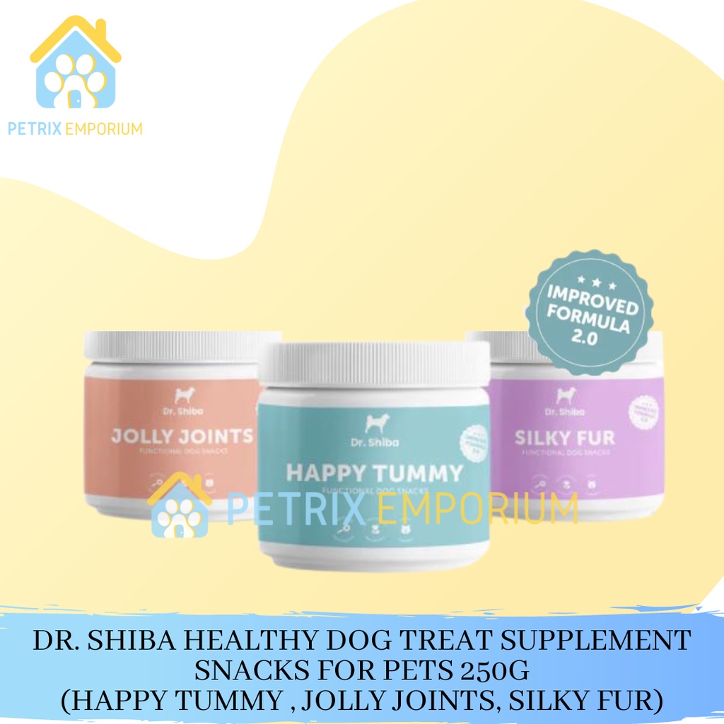 Dr. Shiba Healthy Dog Treat Supplement Snacks For Pets 250g (Happy