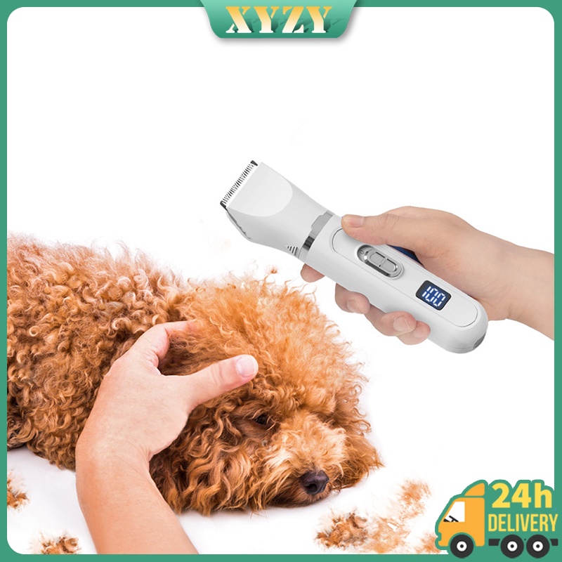 4 in 1 Pet USB Electric Shearing Machine Shaver Low Noise Trim Scissors ...