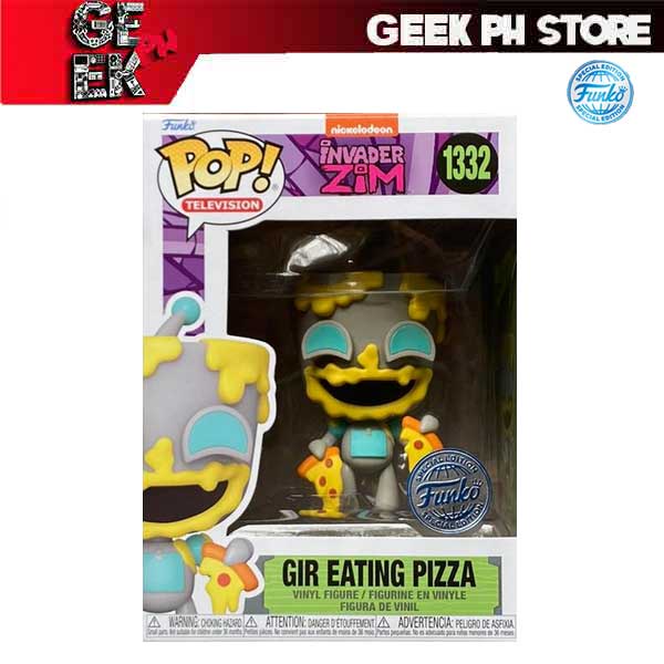 Funko POP TV : Invader Zim - Gir eating Pizza Special Edition Exclusive ...