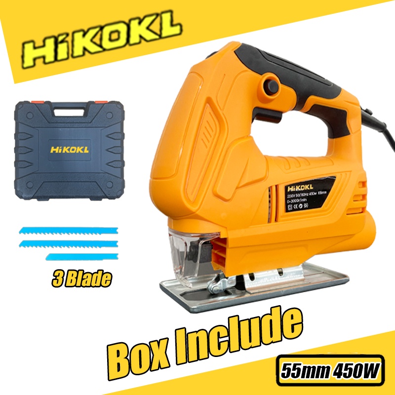 Hikokl 55mm 450w Original Electric Jigsaw Cutting For Woodworking With
