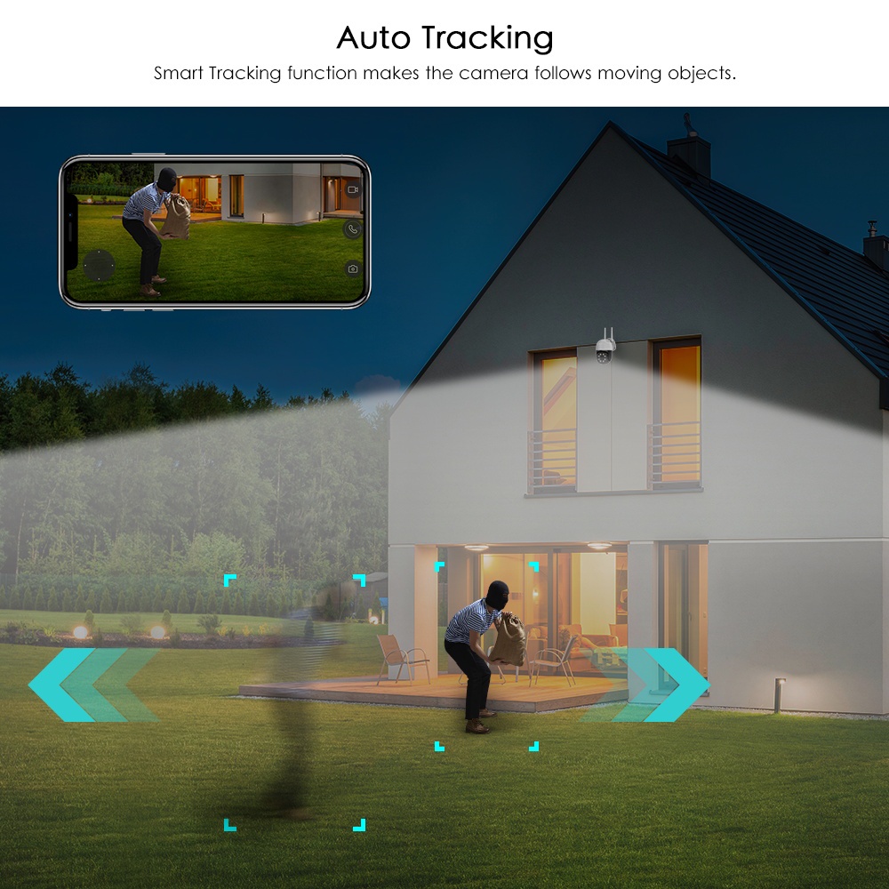 ANBIUX 8MP HD IP Camera 4K Ai Human Detection 1080P Audio WI-FI PTZ Camera Outdoor 5MP Color Infrared P2P CCTV Camera Video Surveillance IP66 Waterproof #5