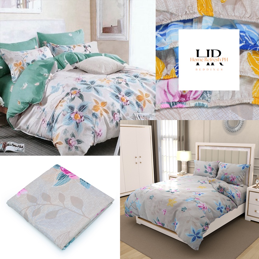 HRPH 3in1 Bedding Set Premium Quality (2 Pillowcases + 1 Fitted