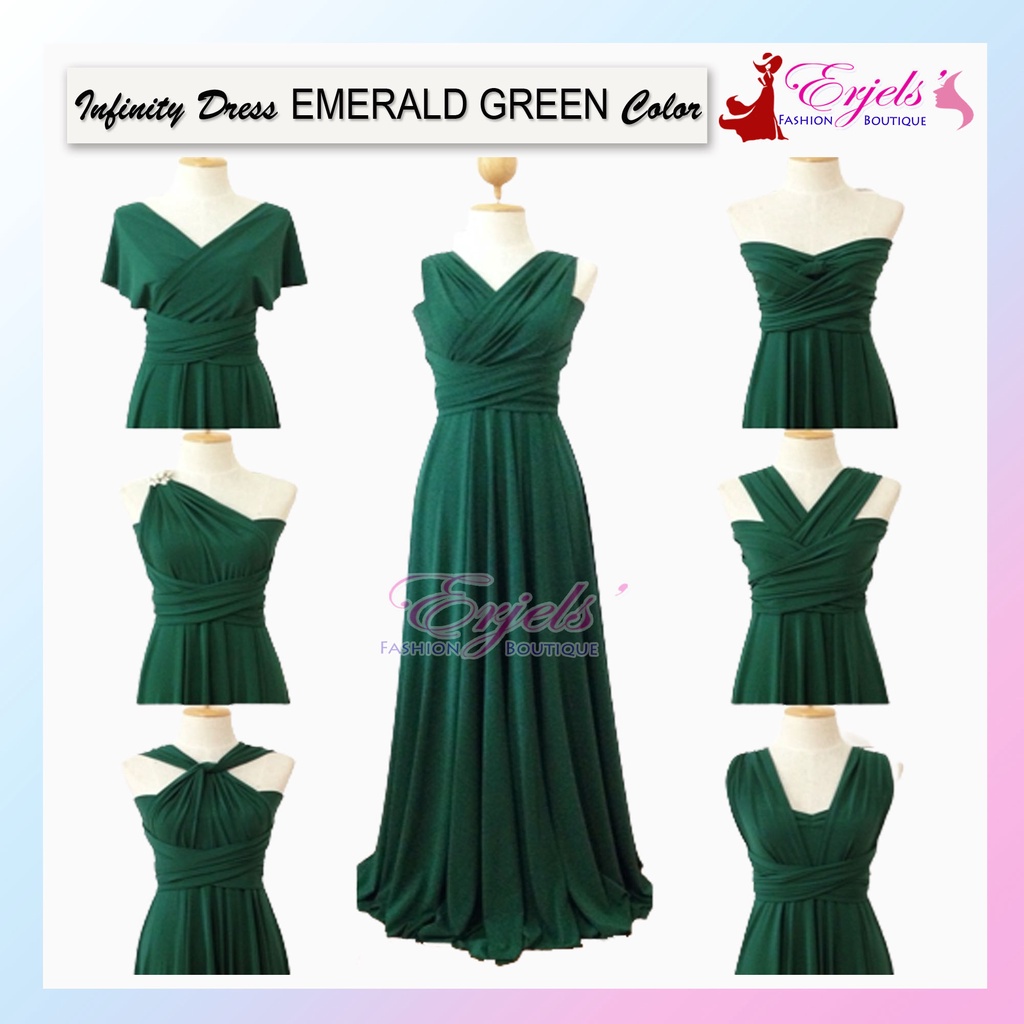 green emerald velvet dress FAYETTE Tie on Shoulder Maxi Dress with Gathered Cup (Hunter Green Cre –  Zoo Label main image 0