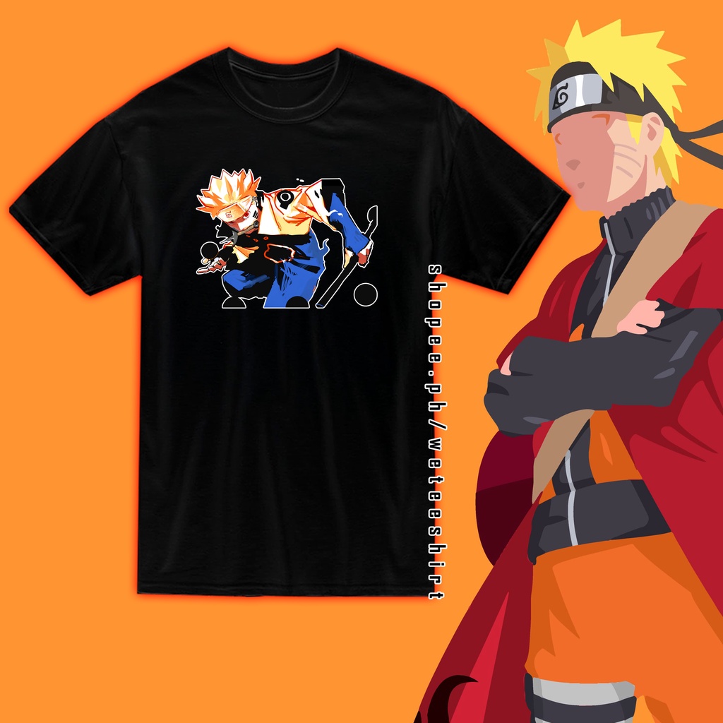 Naruto Shippuden T-Shirt Collection - Uzumaki Naruto Shirt 1 | Shopee ...