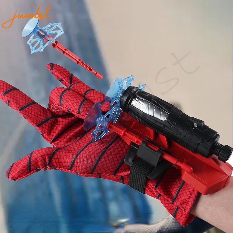 Spider-Man Web Launcher Christmas Toy Kids Marvel Doll Plastic Cosplay ...