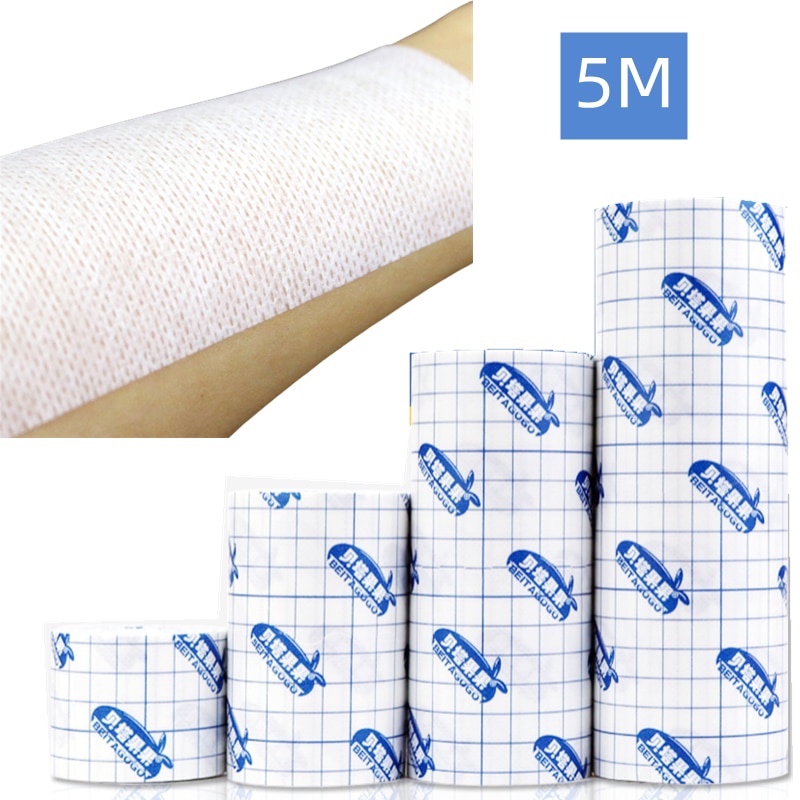 Medical nonwoven waterproof adhesive breathable tape bandage hypoallergenic dressings fixed