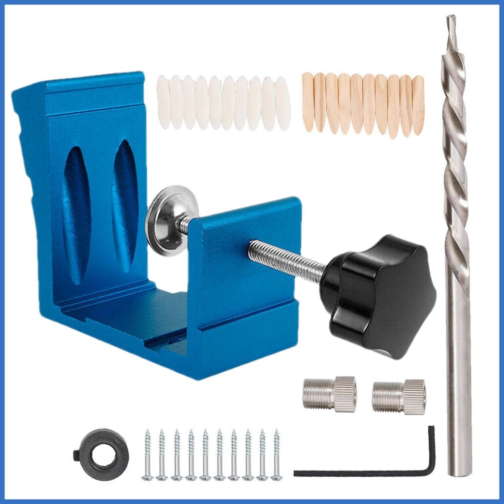 Pocket Screw Jig 15 Degree Oblique Hole Positioning Fixture Portable