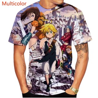 Hot New Anime The Seven Deadly Sins Nanatsu No Taizai 3D Print Men Women T-Shirt sweatshirt Tops #2