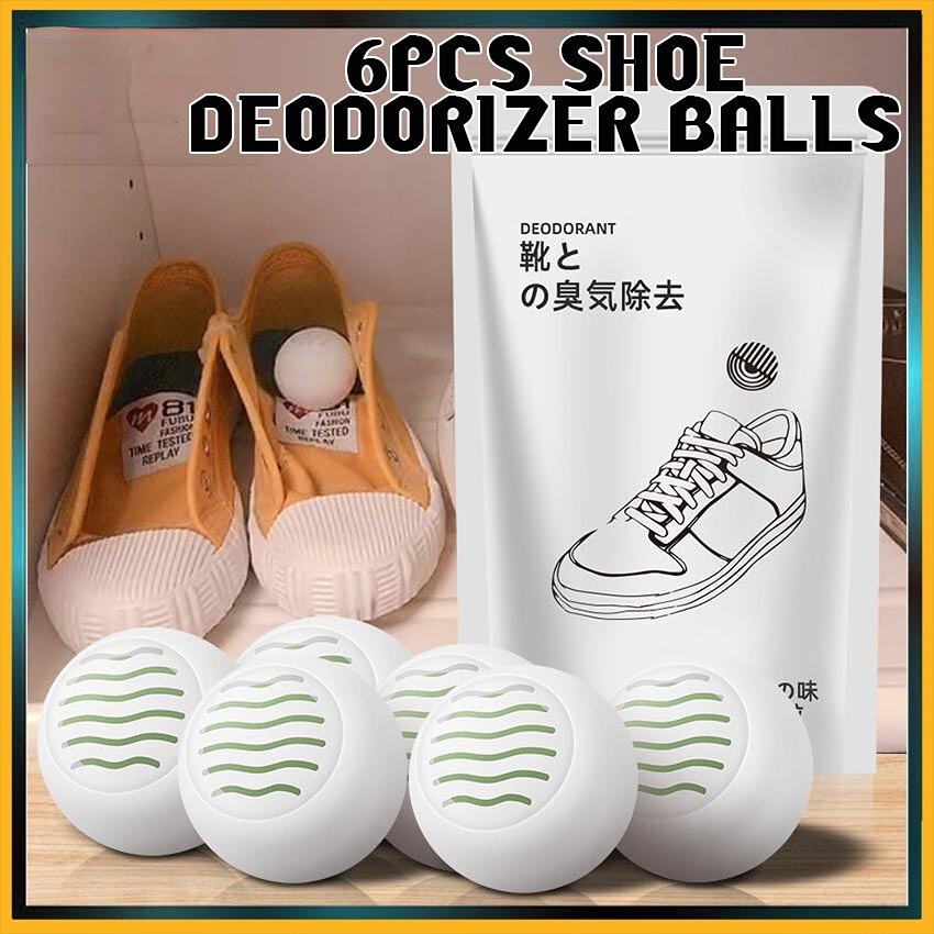 6pcs/Pack Shoe Deodorant, Deodorant Spray Ball, Fragrant Foot Odor Shoe