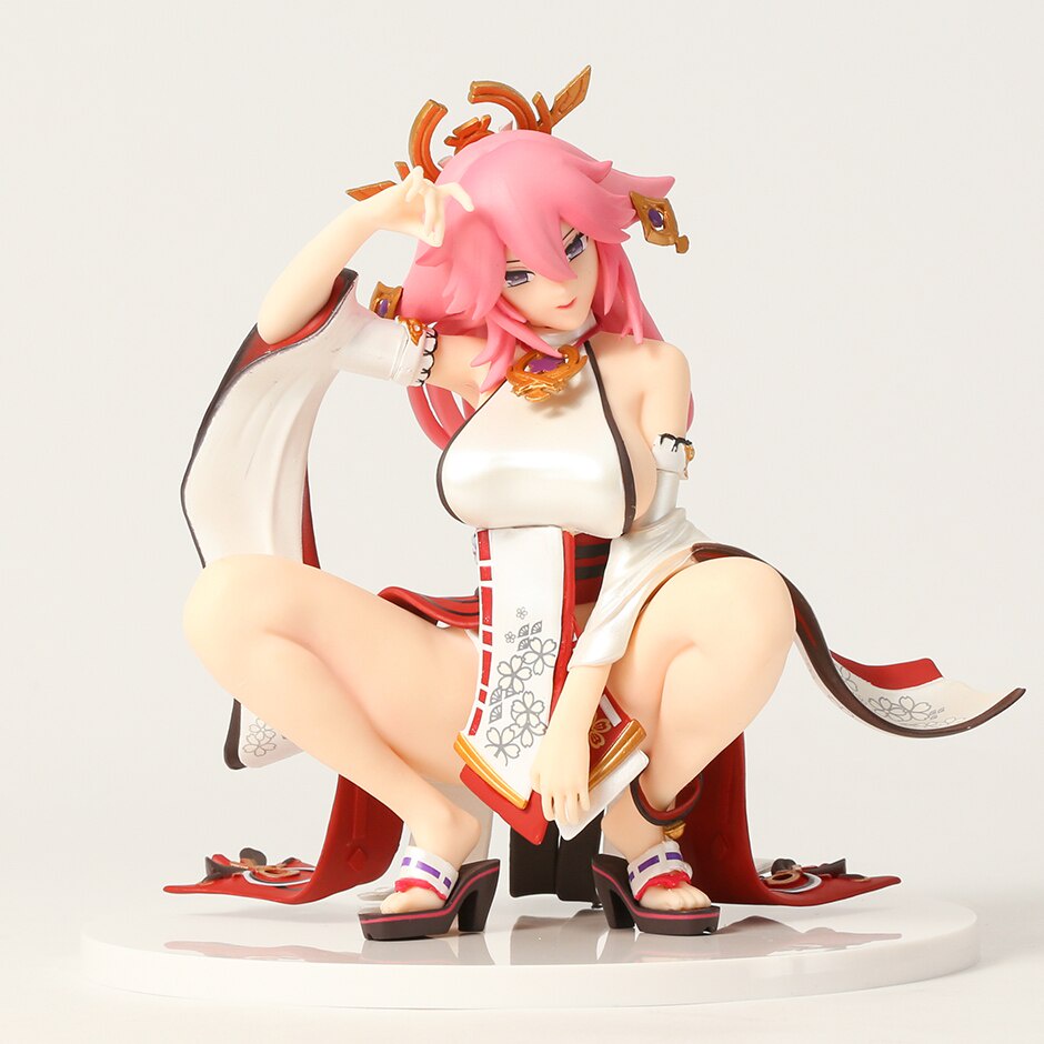 Genshin Impact Yae Miko Figure PVC Statue 24cm Desktop Ornament main image 0