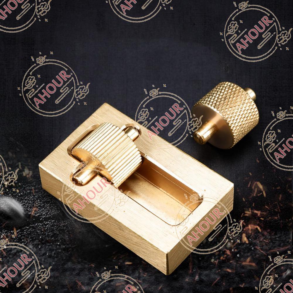 AHOUR Leather Edge Roller Carving Applicator Brass Leathercraft Shopee Philippines